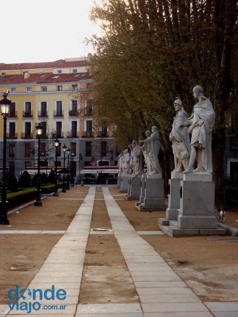 Parque en ciudad de Madrid