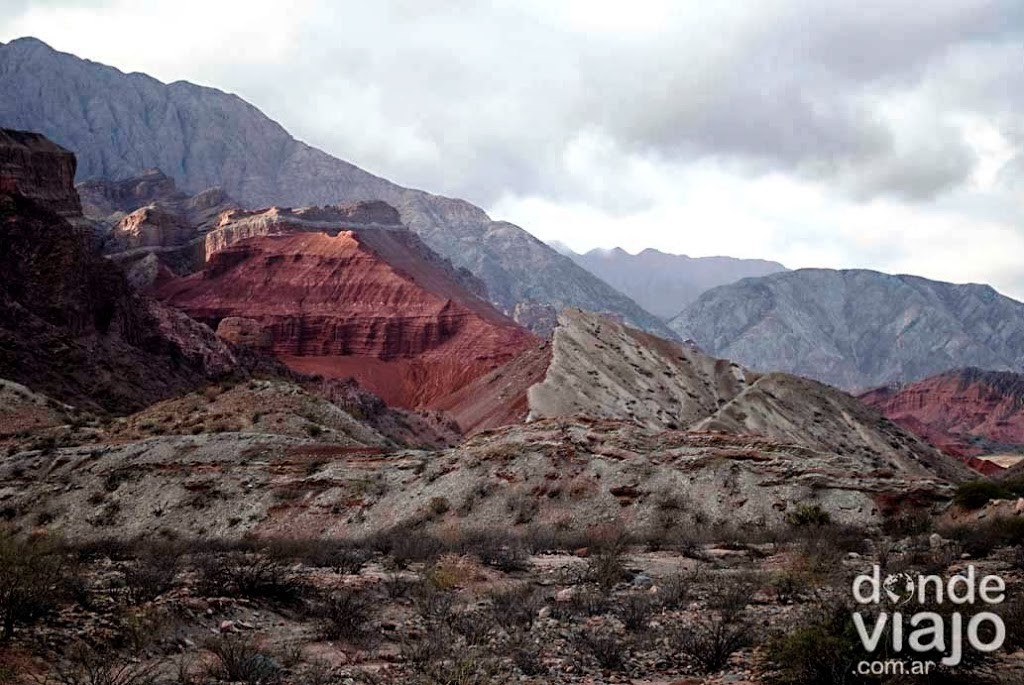 Paisaje en Quebrada de las Conchas