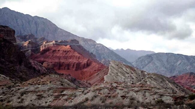 Paisaje en Quebrada de las Conchas