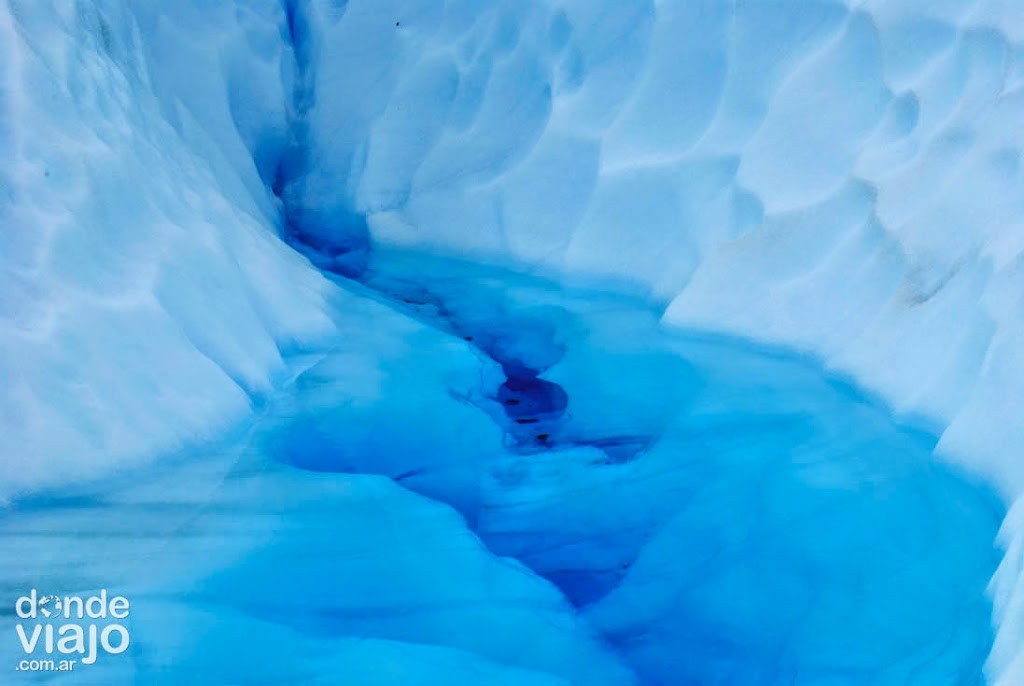 Grieta en el glaciar Moreno