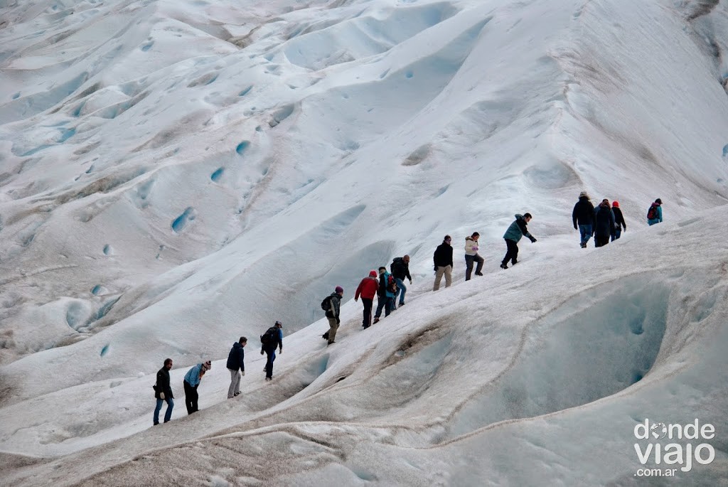 Mini trekking por el glaciar Moreno