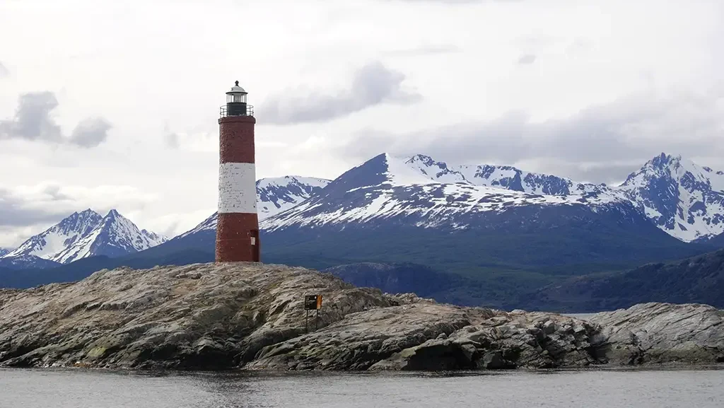 El faro Les Éclaireurs, en Ushuaia