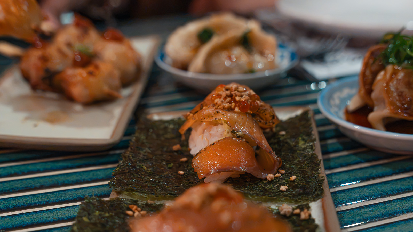 Platitos asiáticos en Oni Cantina