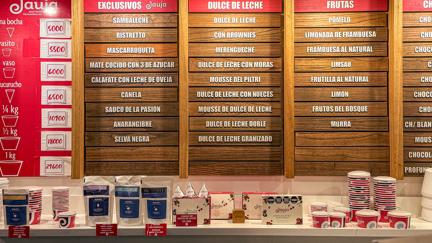 Heladería Jauja, en Madryn