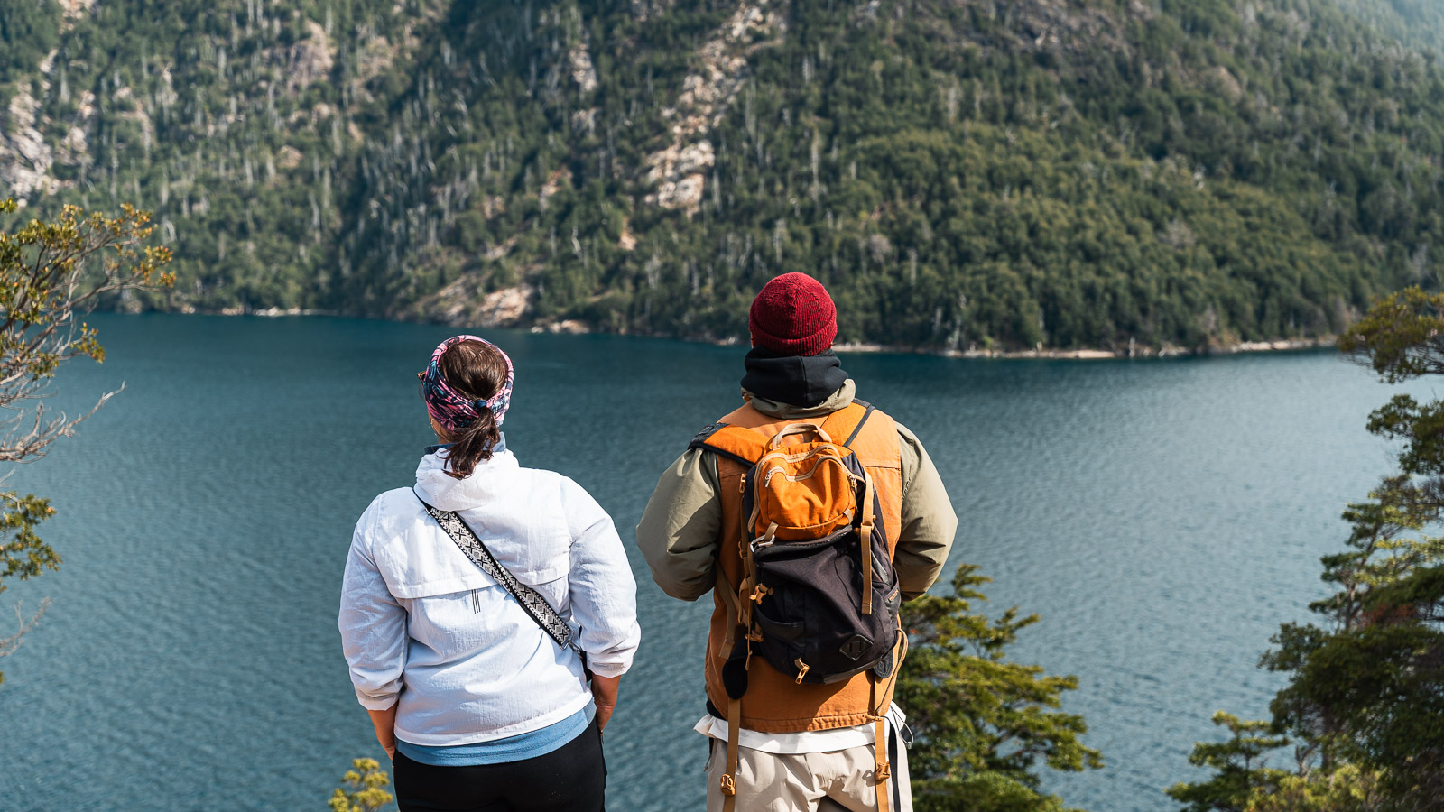 Mirador del Brazo Tristeza en Bariloche con vista al lago Nahuel Huapi