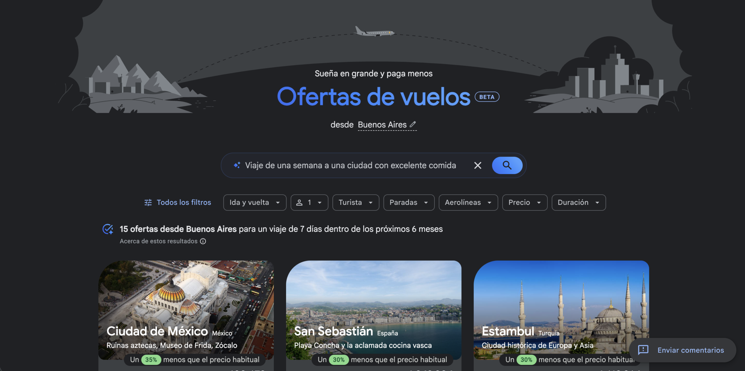 Nuevas herramientas dentro de Google Flights para encontrar vuelos baratos.