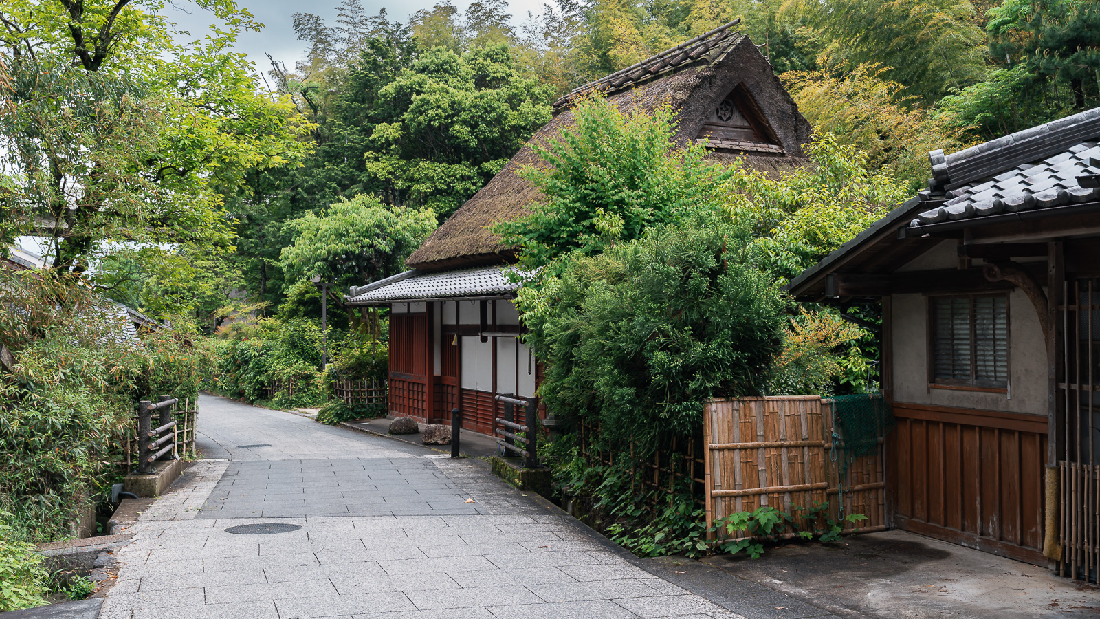 Calle tradicional Saga-Toriimoto en Arashiyama, Kioto