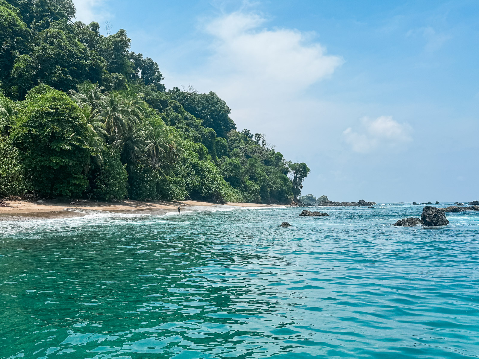 Llegada en lancha a Isla del Caño