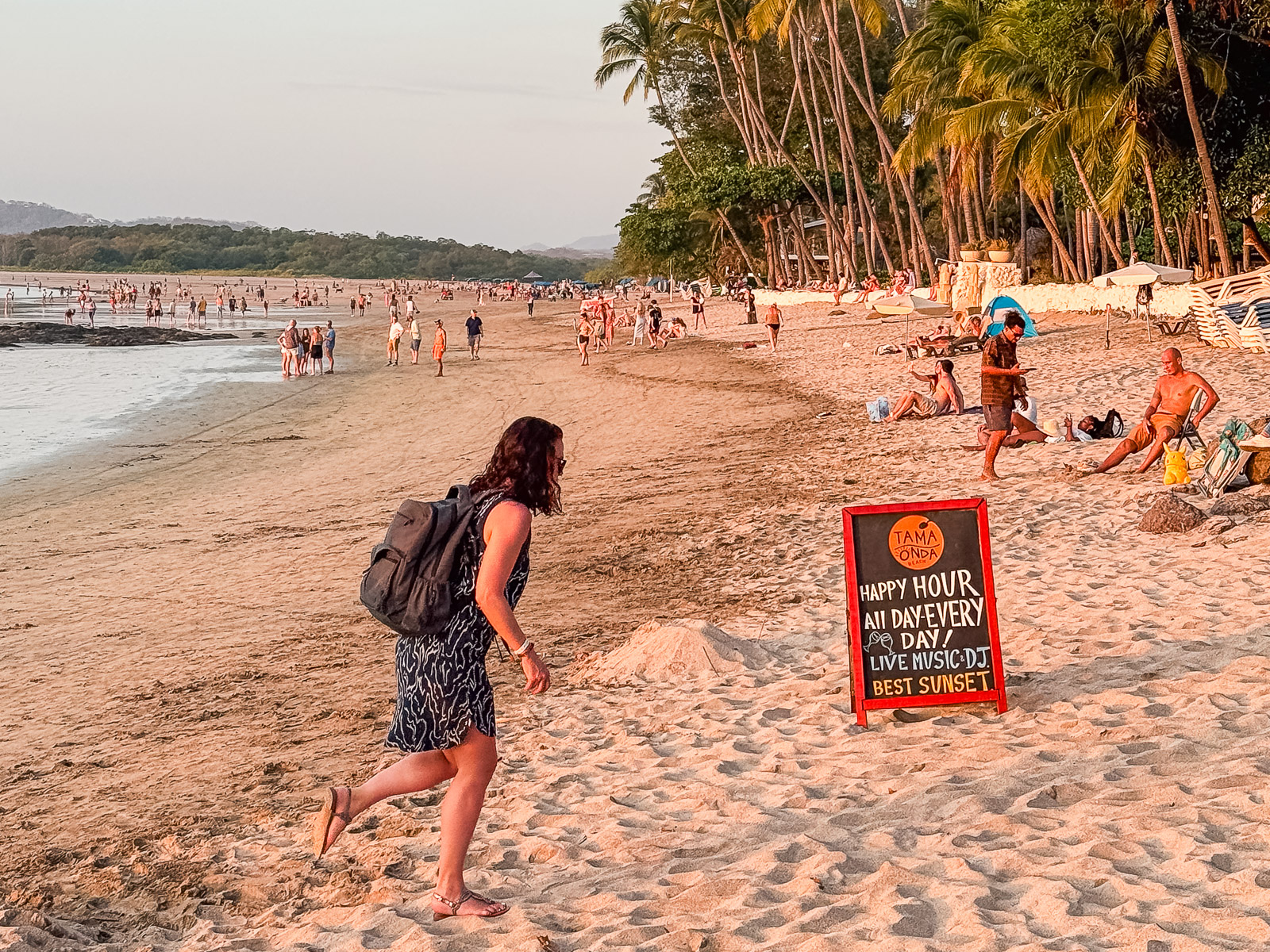 Playa Tamarindo en Guanacaste, Costa Rica